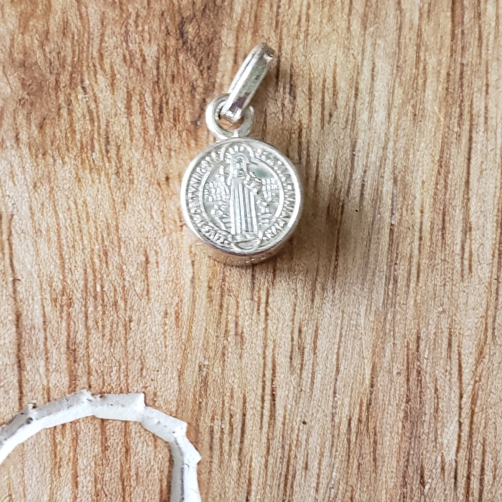 Saint Benedict .925 medal